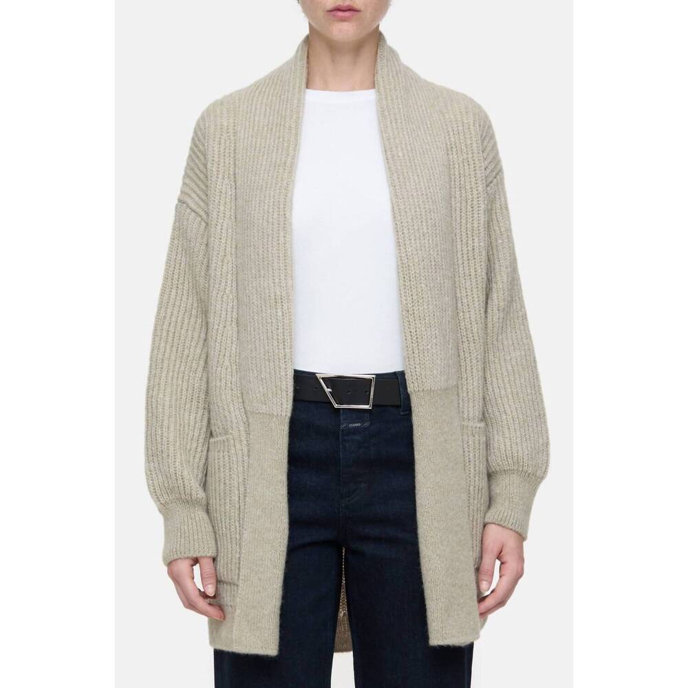 NEW CLOSED long cardigan in sabbia beige